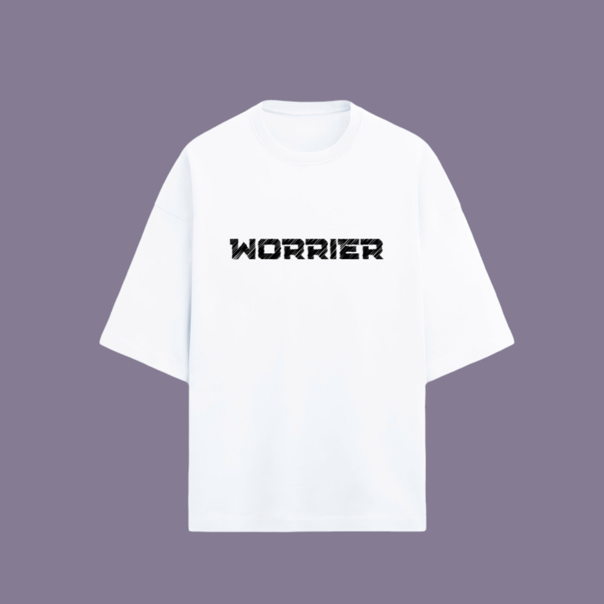 WORRIER Oversized Unisex- T-Shirt – Dripping Skull Brain Graphic | MONOQ Streetwear