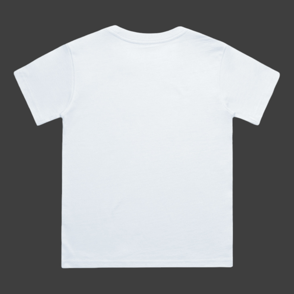 Hare Krishna Spiritual T-Shirt –White- Divine Lord Krishna Flute Design Boy's & Girls Crew Neck T-Shirt