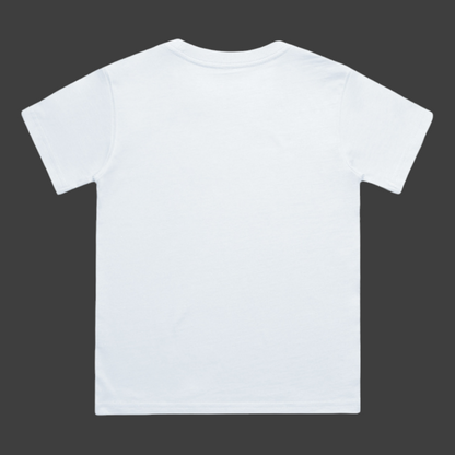 Hare Krishna Spiritual T-Shirt –White- Divine Lord Krishna Flute Design Boy's & Girls Crew Neck T-Shirt
