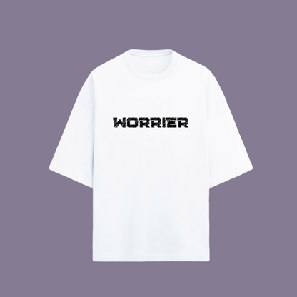 WORRIER Oversized Unisex- T-Shirt – Dripping Skull Brain Graphic | MONOQ Streetwear