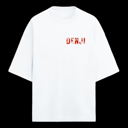 Denji Chainsaw Man T-Shirt – Anime Graphic Tee for Fans-Unisex Terry Oversized Tee