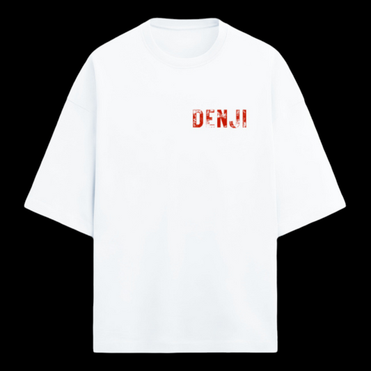 Denji Chainsaw Man T-Shirt – Anime Graphic Tee for Fans-Unisex Terry Oversized Tee
