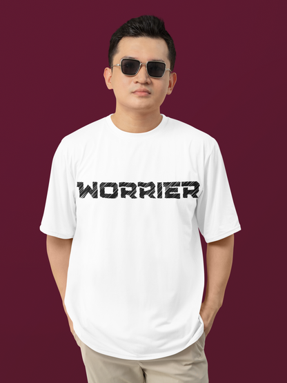WORRIER Oversized Unisex- T-Shirt – Dripping Skull Brain Graphic | MONOQ Streetwear