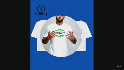 Vigor Oversized Unisex T-Shirt – Tribal Green Graphic | MONOQ Streetwear